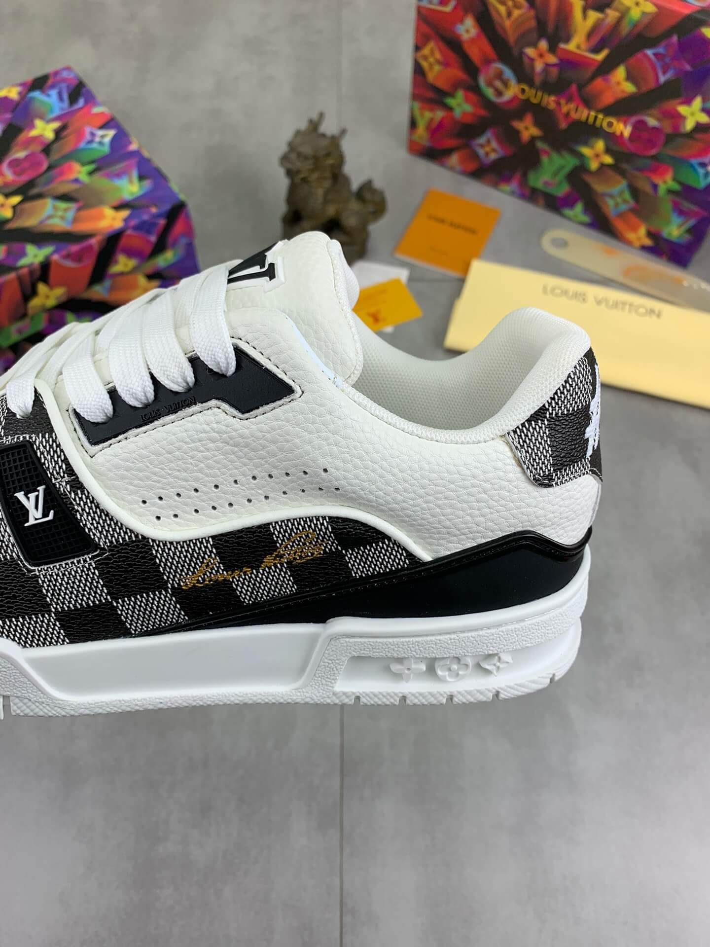 Latest Check Pattern Sneakers