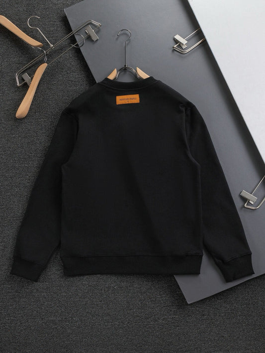 Half-Body Embroidery Design Sweatshirt