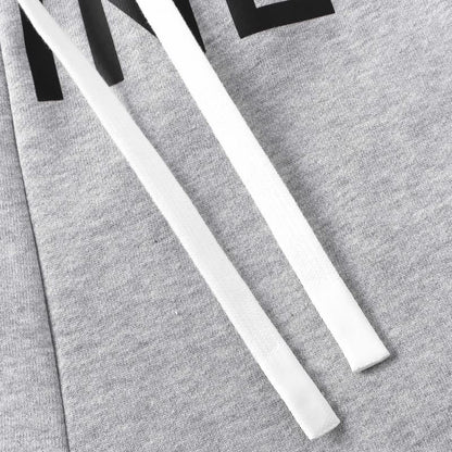 Casual Cotton Letter Print Pants