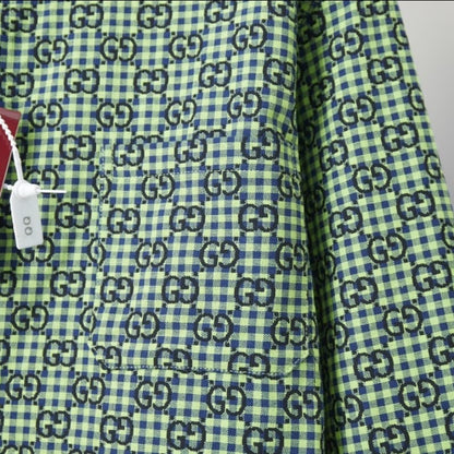 Small G Jacquard Linen-Cotton Jacket