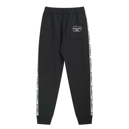 3D Embroidery Tape Detail Pants