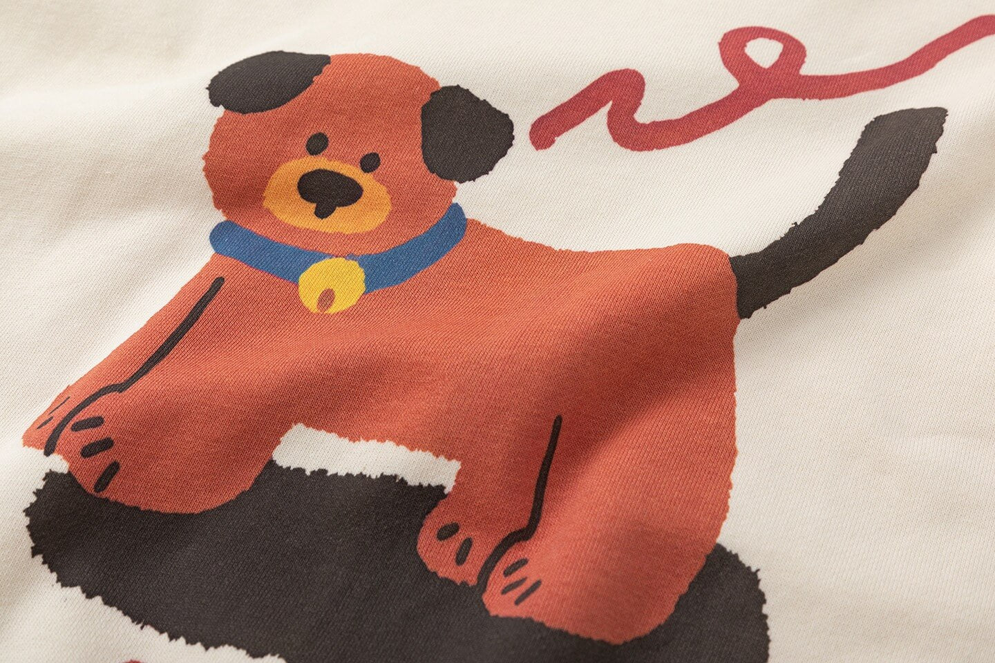 Cute Puppy Print Sweatshirt