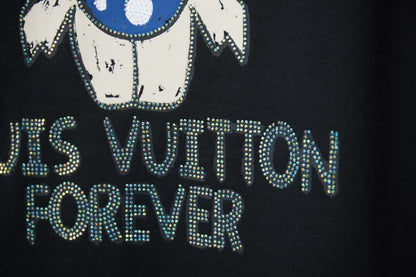 Classic Doll & Sunflower Rhinestone T-Shirt