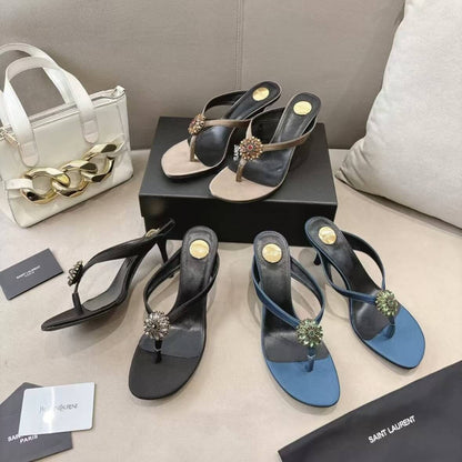 Runway Edition Crystal High-Heel Sandals
