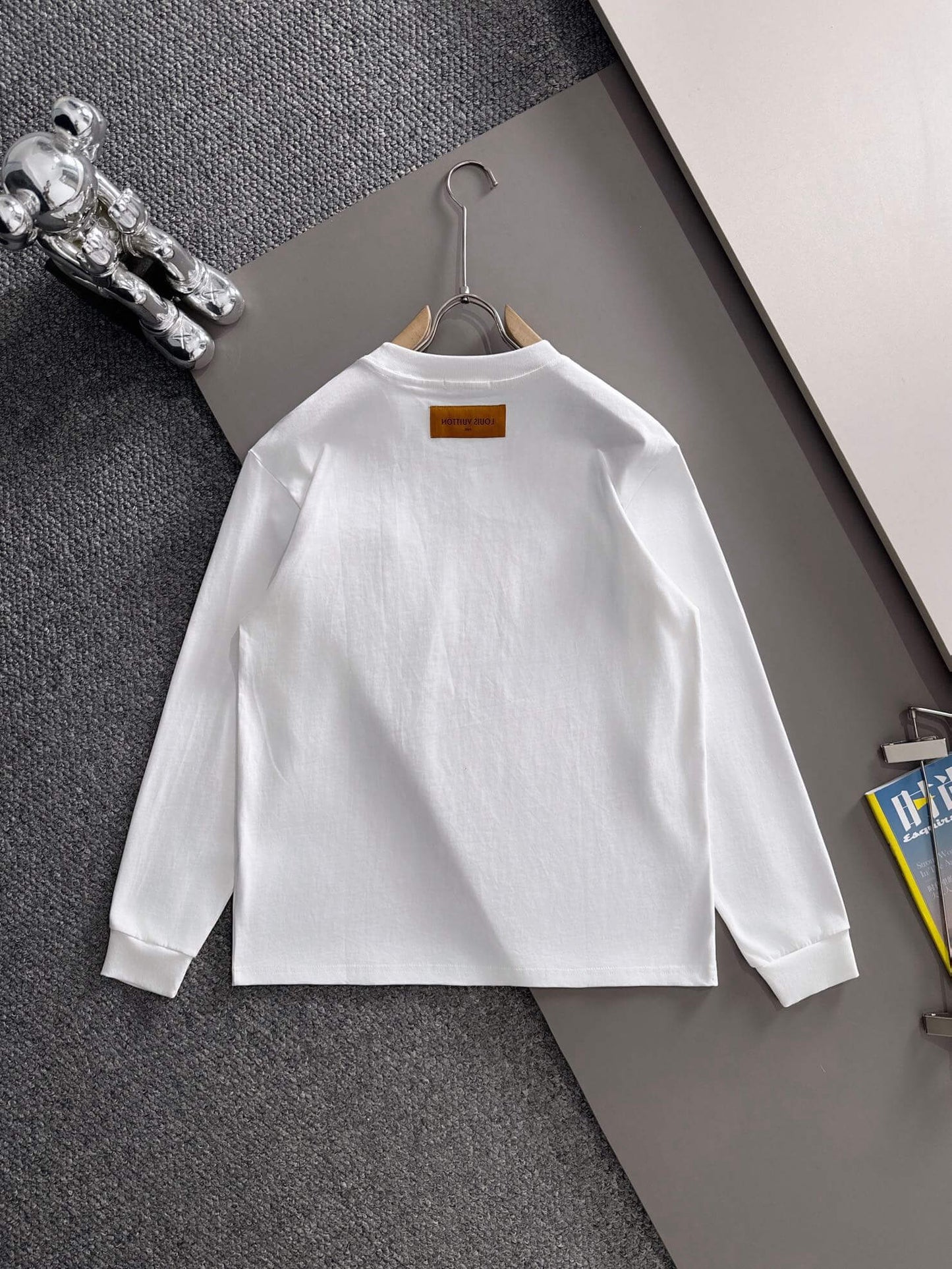 Plaid Pocket Zipper Sweatshirt