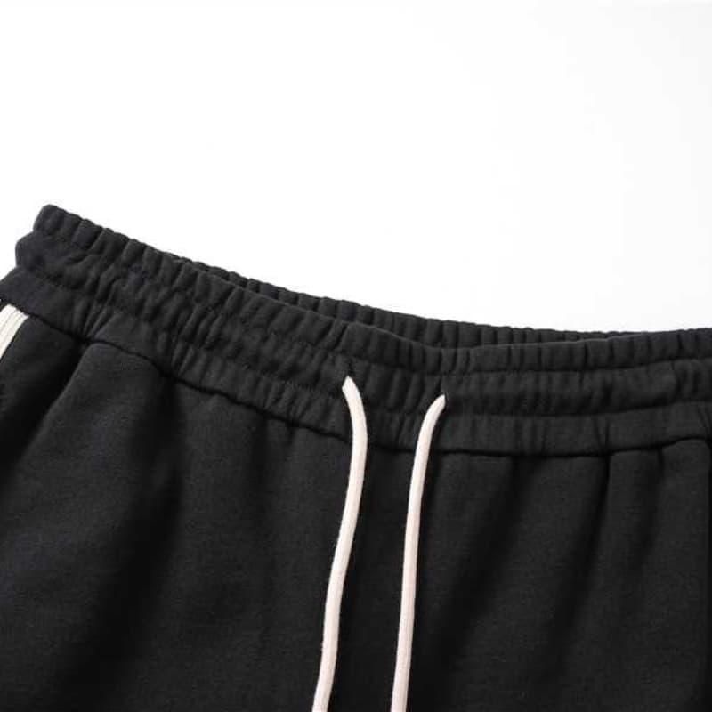 Embroidered Patch Tape Letter Pants
