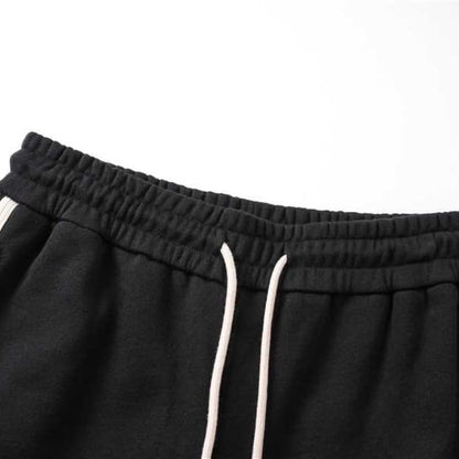 Embroidered Patch Tape Letter Pants