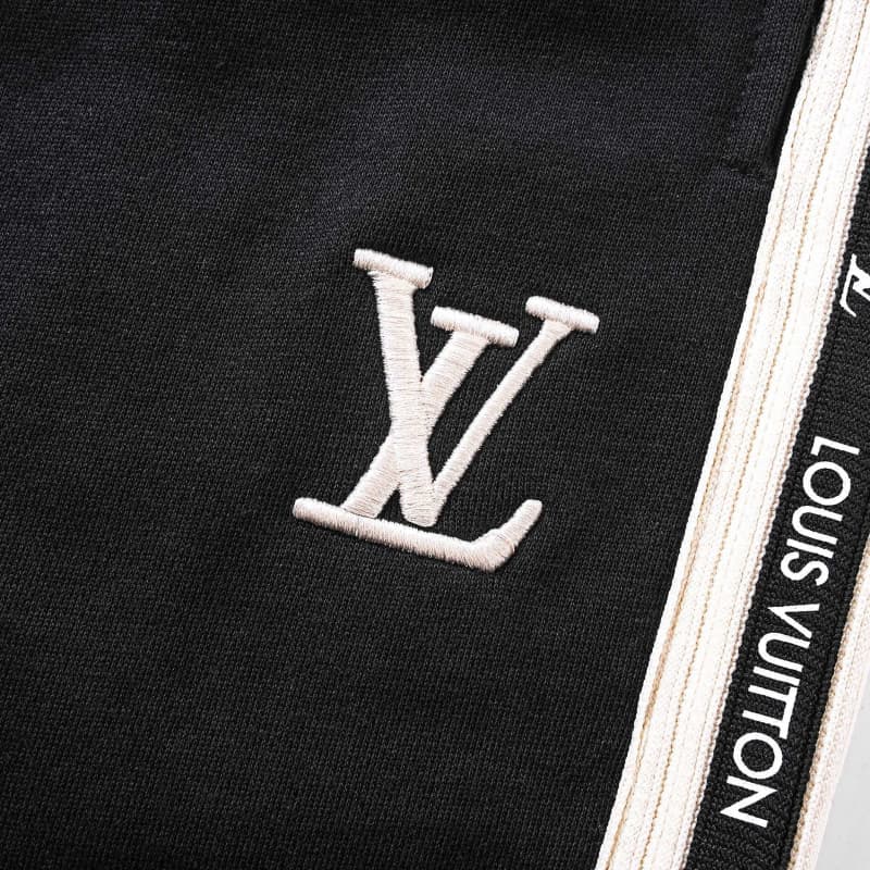 Embroidered Patch Tape Letter Pants