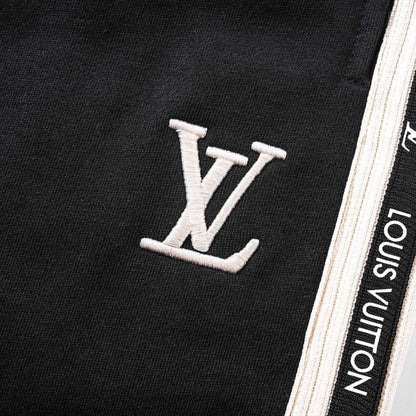Embroidered Patch Tape Letter Pants
