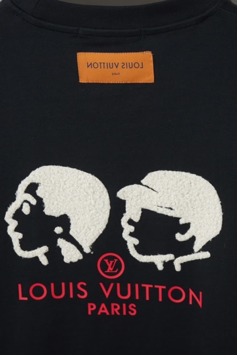 Letter & Head Towel Patch T-Shirt