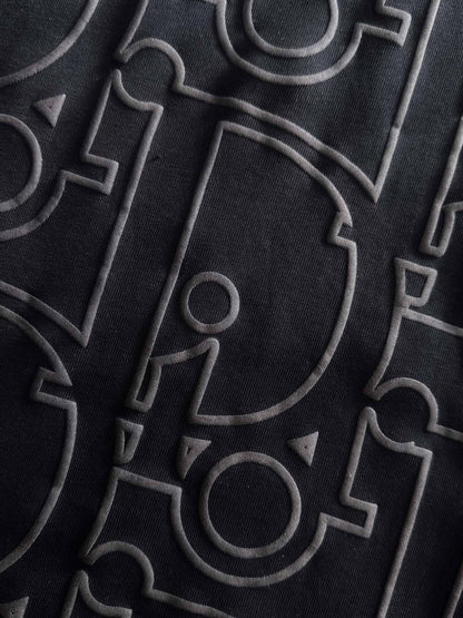 All-Over Distressed Pattern Sweatshirt