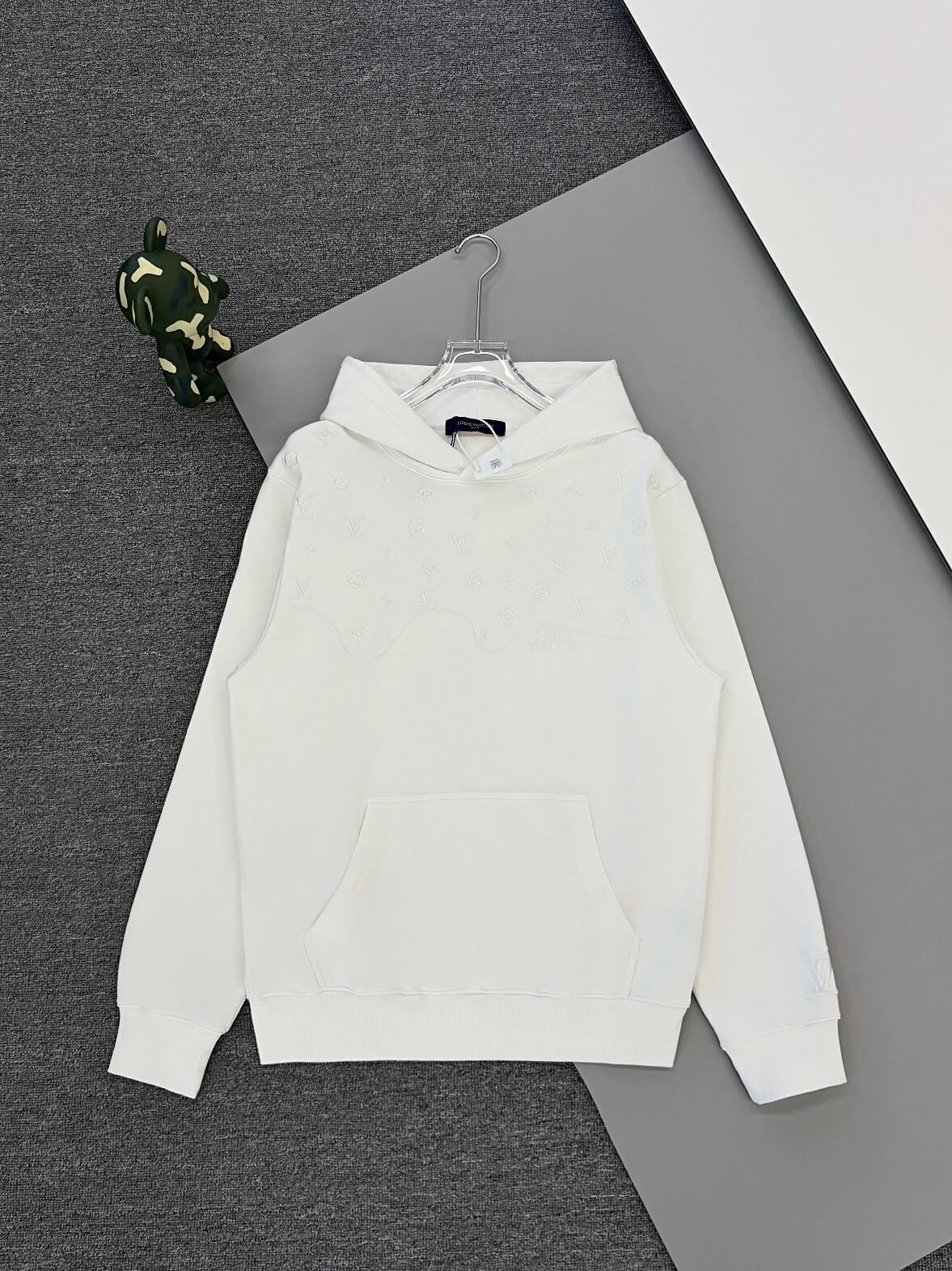 Half-Body Embroidered Hoodie