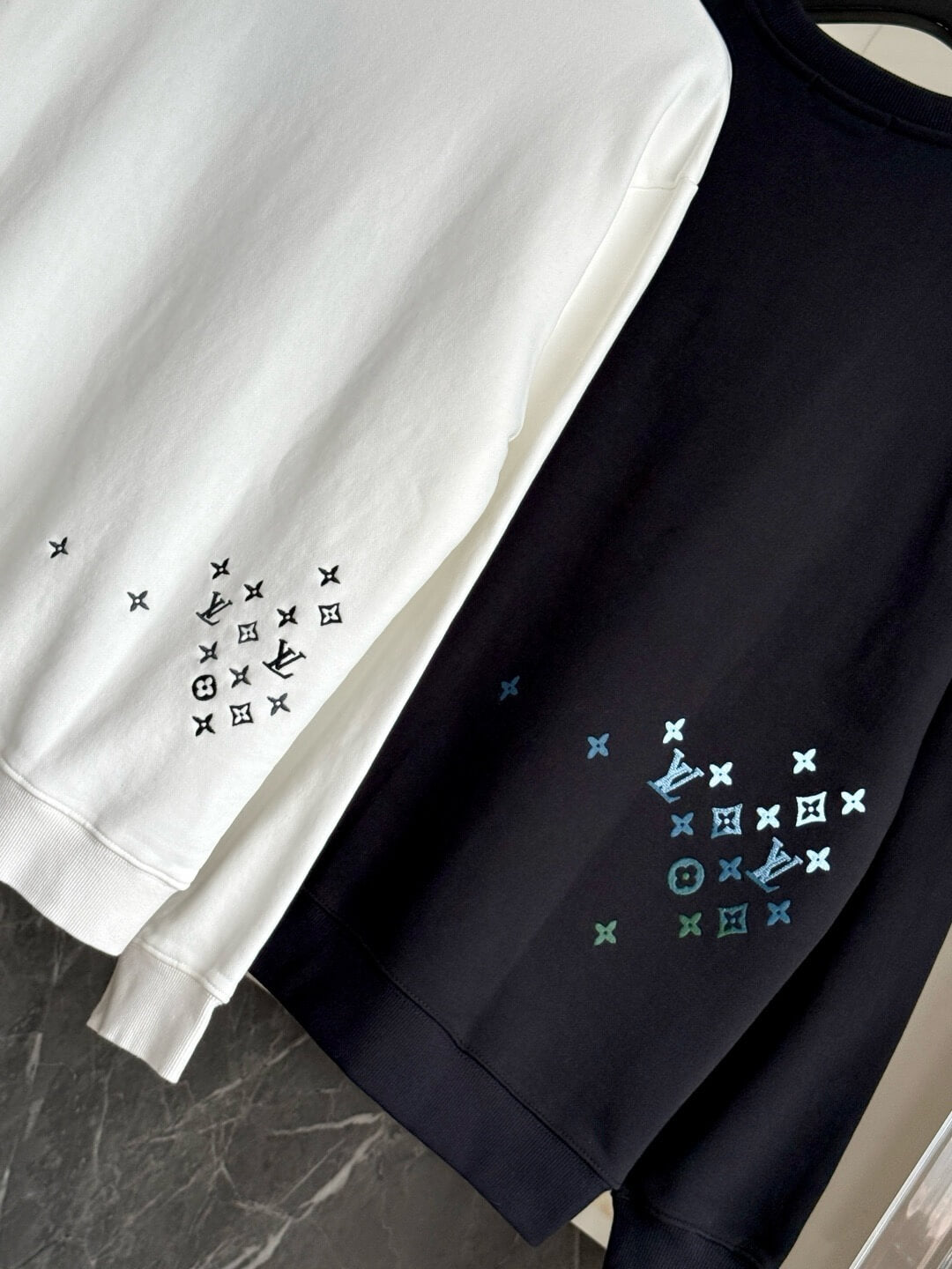 Gradient Embroidered Sweatshirt