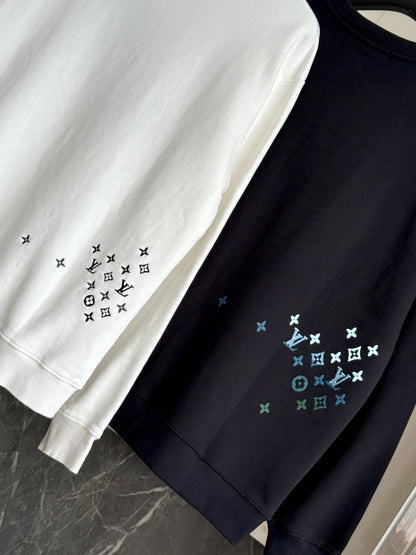 Gradient Embroidered Sweatshirt