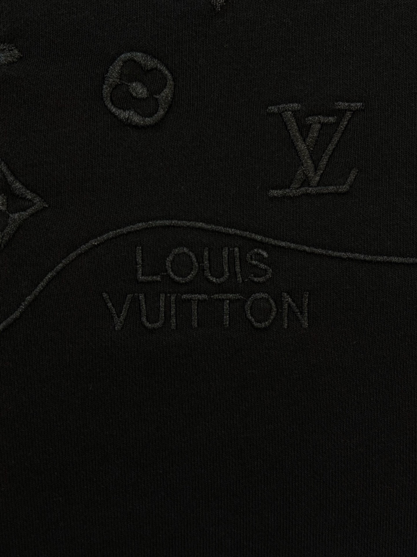 Half-Body Embroidered Hoodie