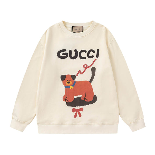 Cute Puppy Print Sweatshirt