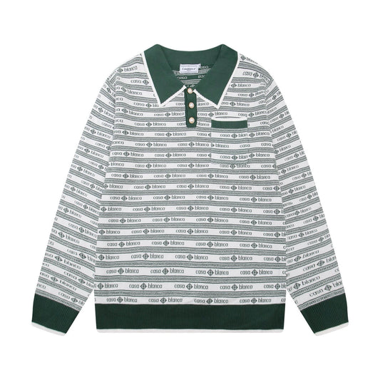 Colorblock Long-Sleeve Knit Jacket