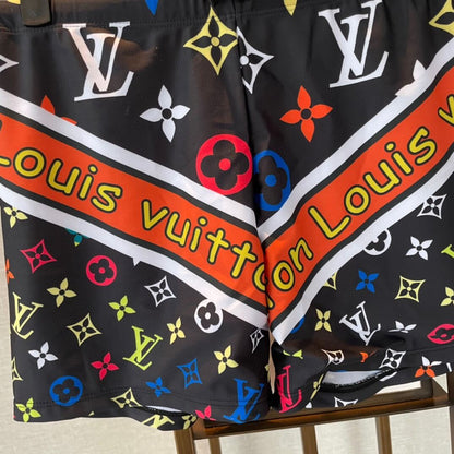 Colorful Jacquard Swim Trunks