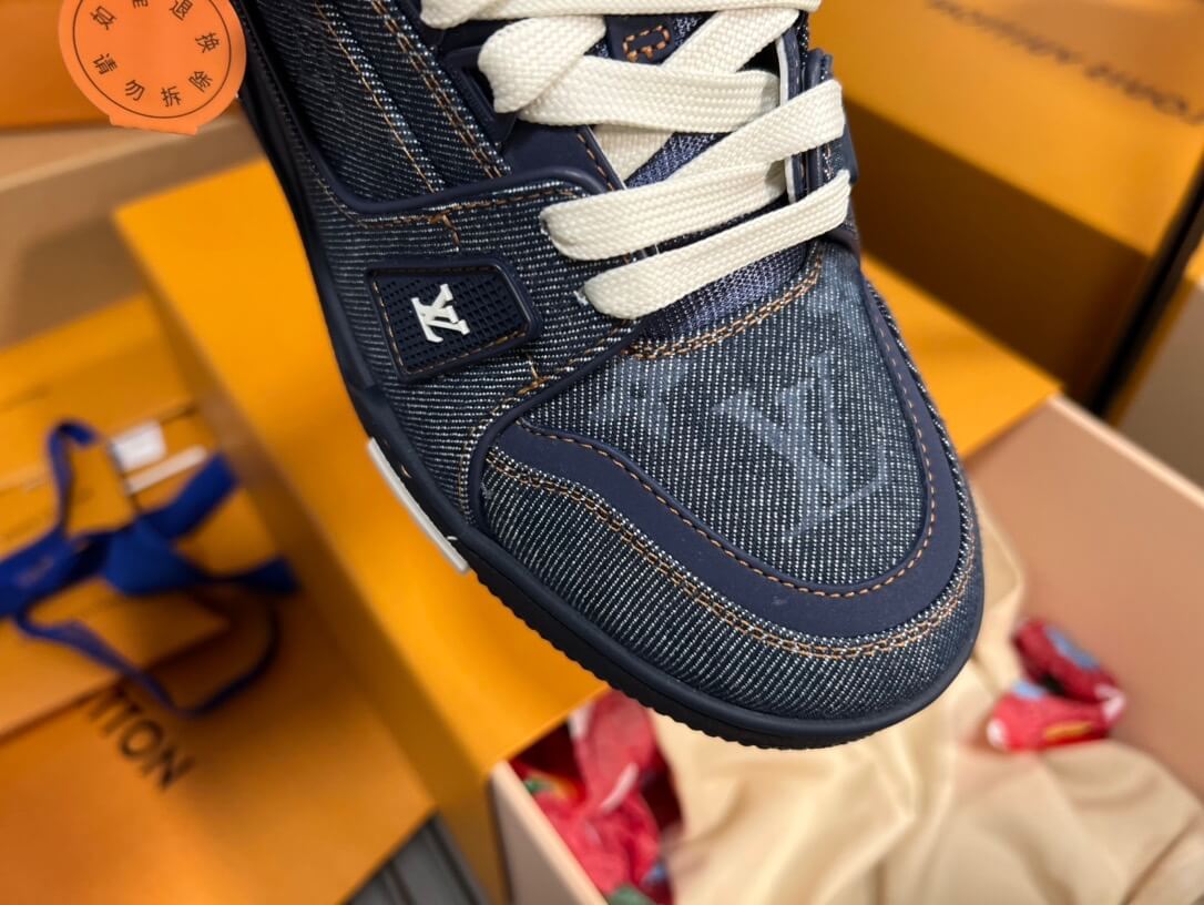 Denim Blue Jacquard Sneaker