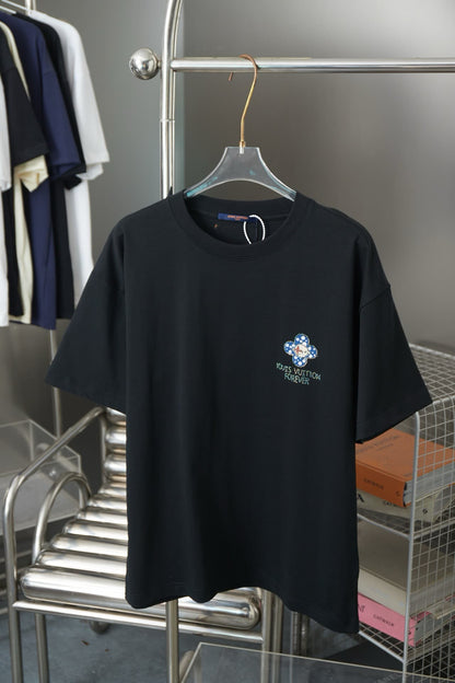 Classic Doll & Sunflower Rhinestone T-Shirt