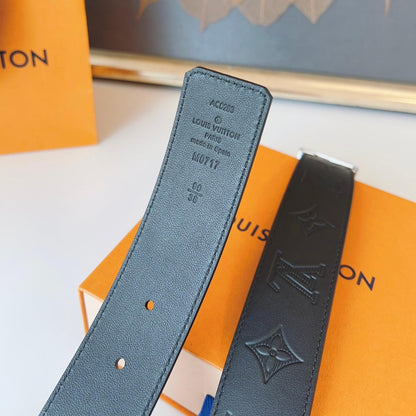 Classic Embossed Print Belt