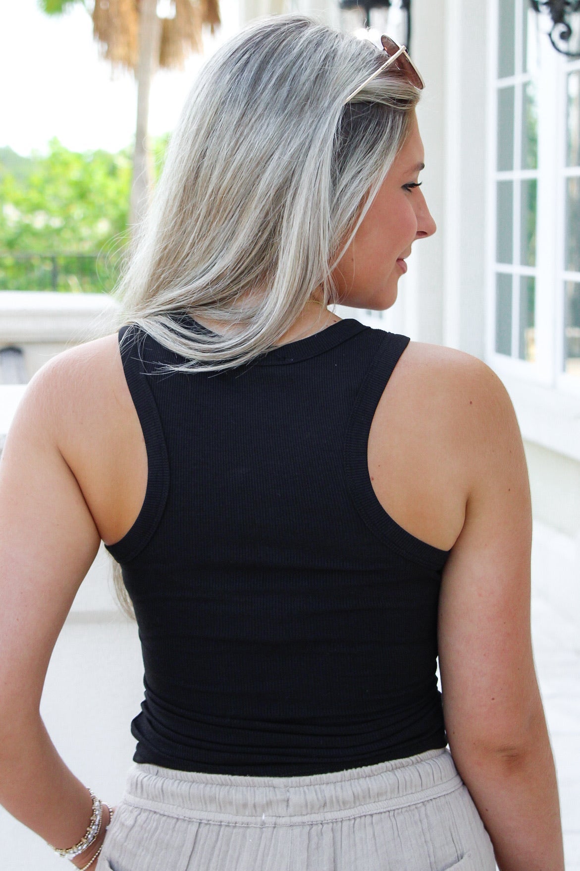 All Worth It Ribbed Crop Top - Black