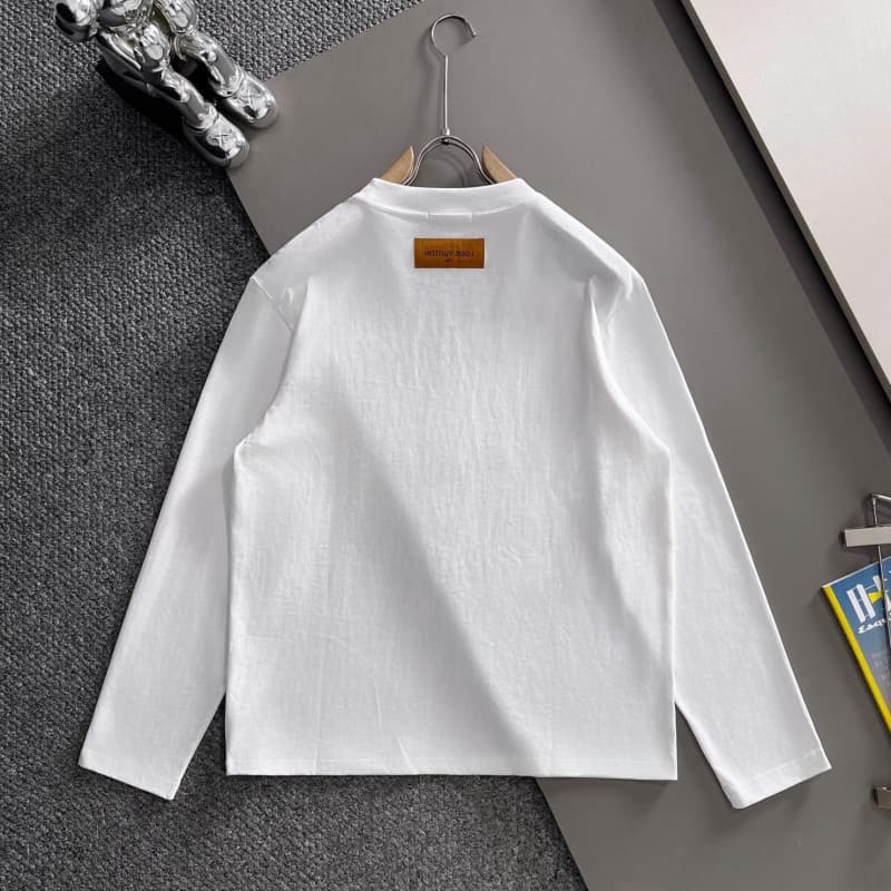 Letter Embroidered Monogram Flower Sweatshirt