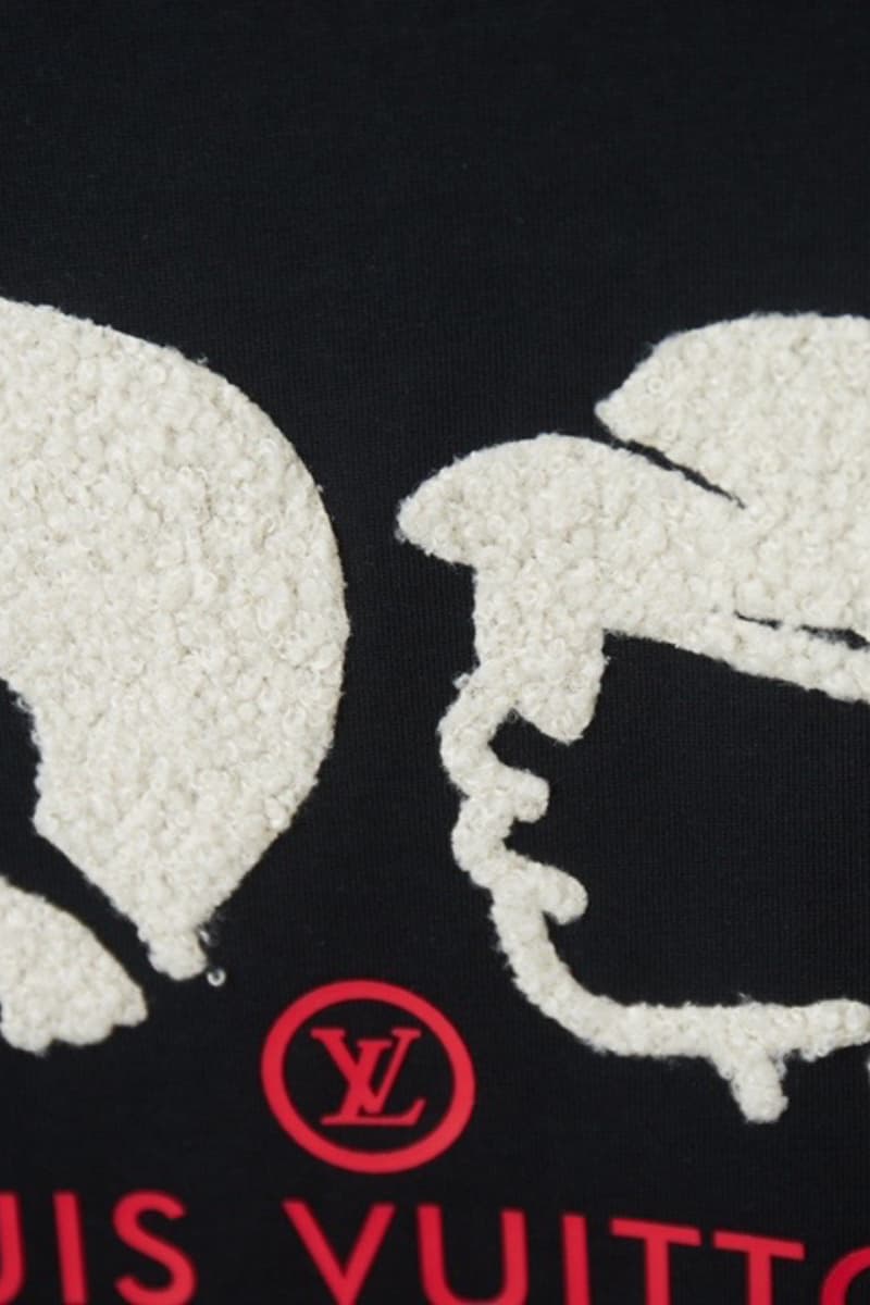 Letter & Head Towel Patch T-Shirt