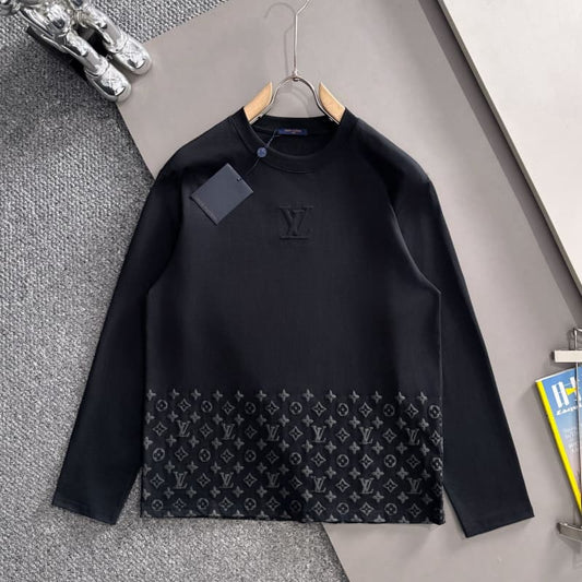 3D Embroidered & Puff Print Sweatshirt