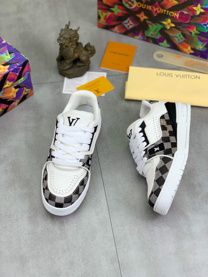 Latest Check Pattern Sneakers