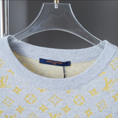 2025 New Jacquard All-Over Knit T-shirt