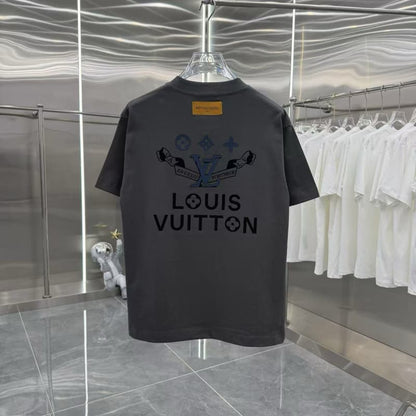 New Flocked Print T-Shirt
