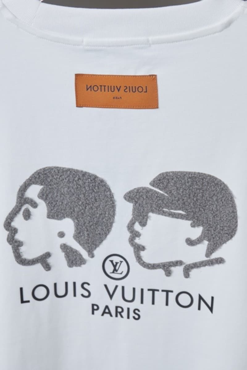 Letter & Head Towel Patch T-Shirt