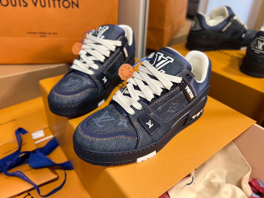 Denim Blue Jacquard Sneaker