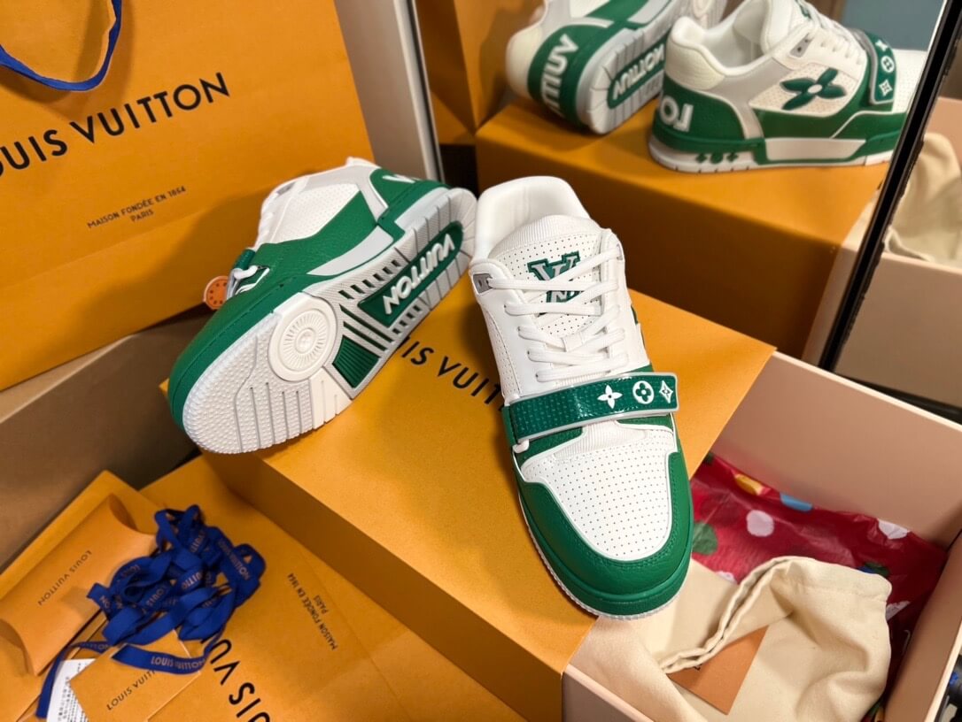 Green Velcro Sport Sneaker