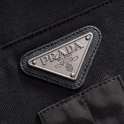 Streetwear Triangle Emblem Zip Sweatshirt