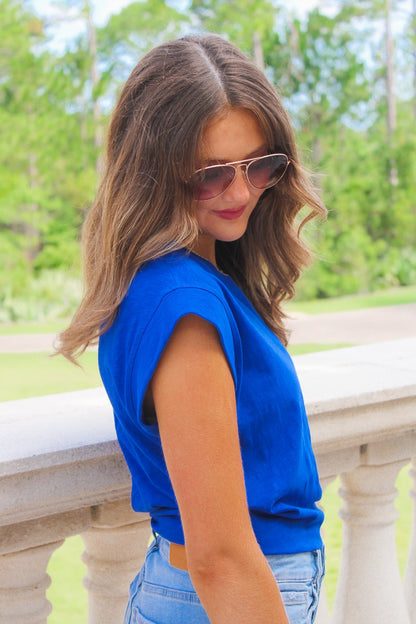 Z Supply: Camino Slub Top - Oceanside