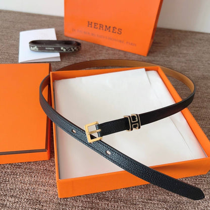 Classic Minimalist Collection Letter Buckle Ultra-Slim Belt