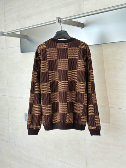 New Plaid Design Sweatshirt
