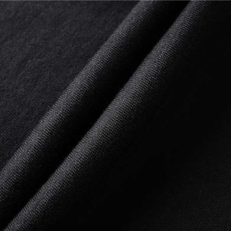 Letter Colorblock Embroidery Pants
