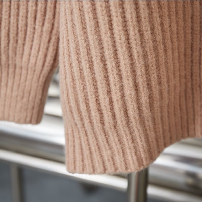 Embroidered Knit Cardigan Sweater