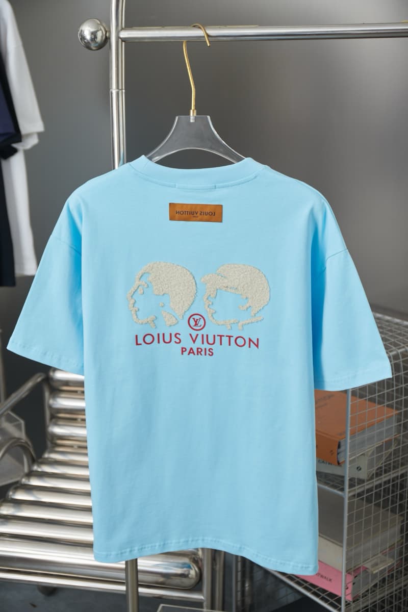 Letter & Head Towel Patch T-Shirt