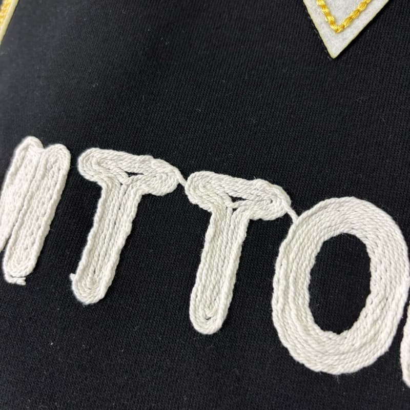 3D Arch & Rope Embroidery Sweatshirt