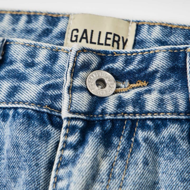 Graffiti Splash Paint Washed Denim Pants