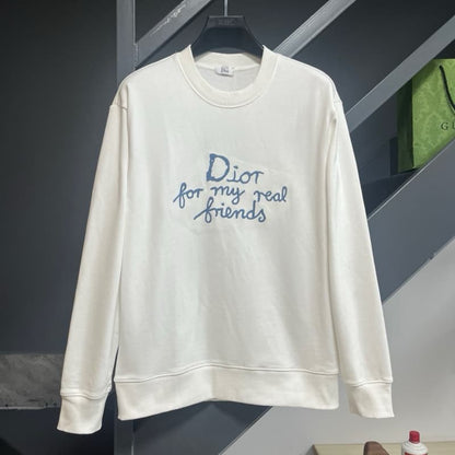 Thousand-Stitch Embroidery Couple Sweatshirt