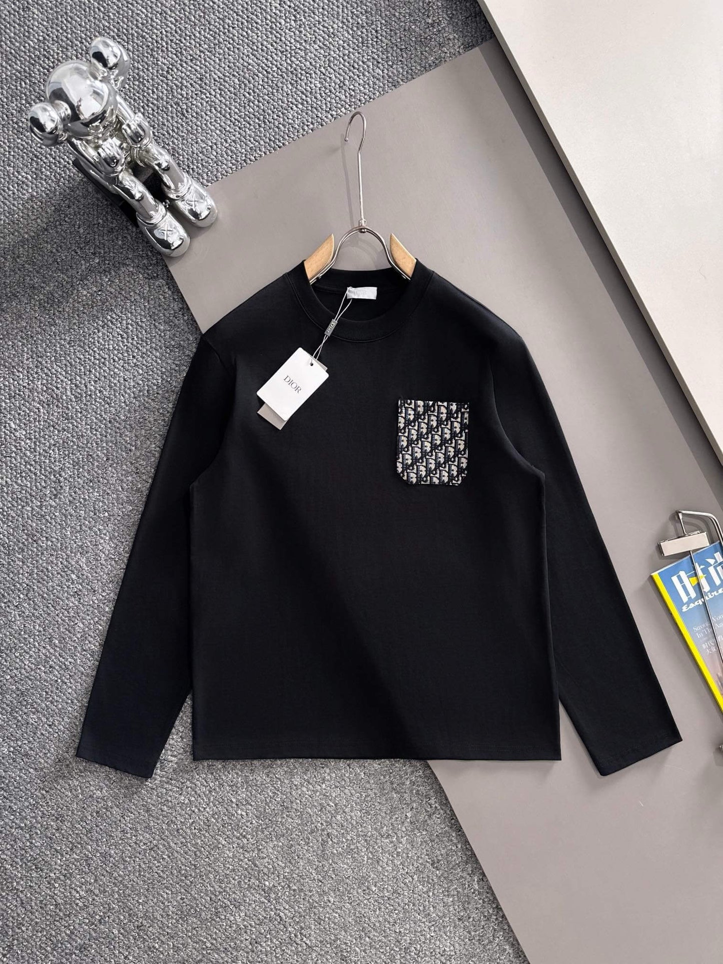 All-Over Pocket Print Sweatshirt