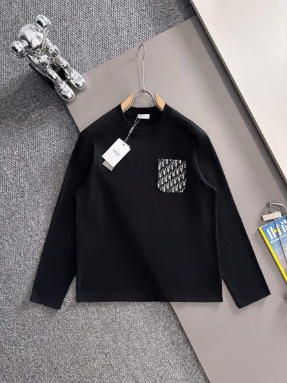 All-Over Pocket Print Sweatshirt