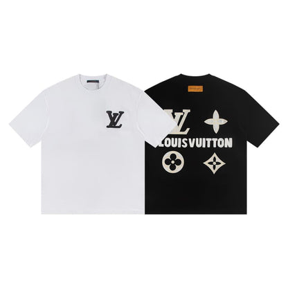 Chenille Patchwork Embroidered Tee