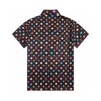 Colorful All-over Print T-shirt and Shorts Set