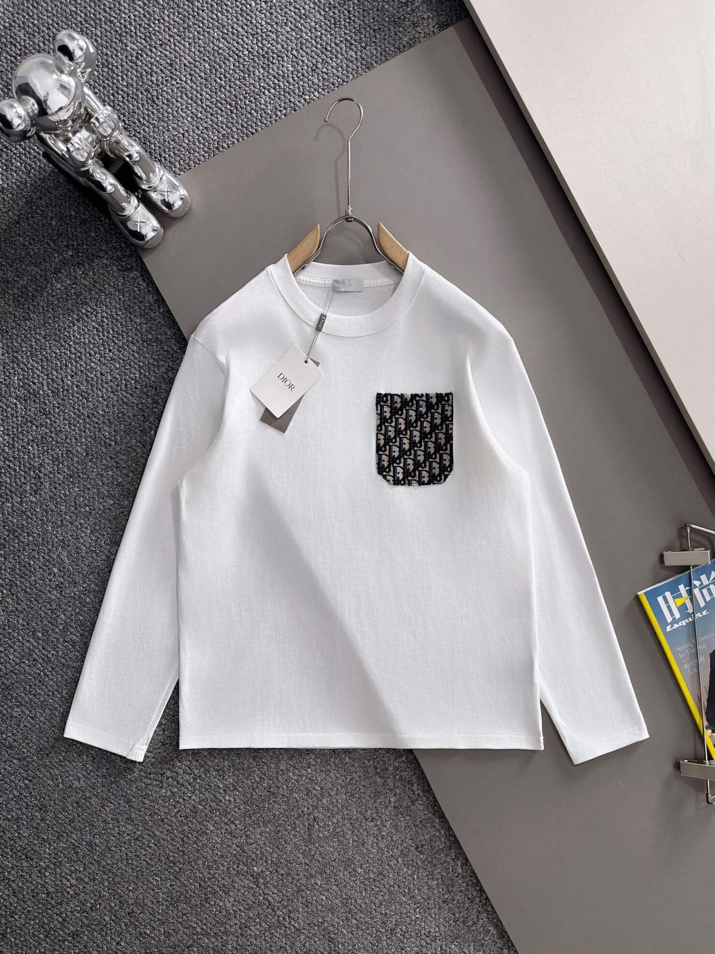 All-Over Pocket Print Sweatshirt